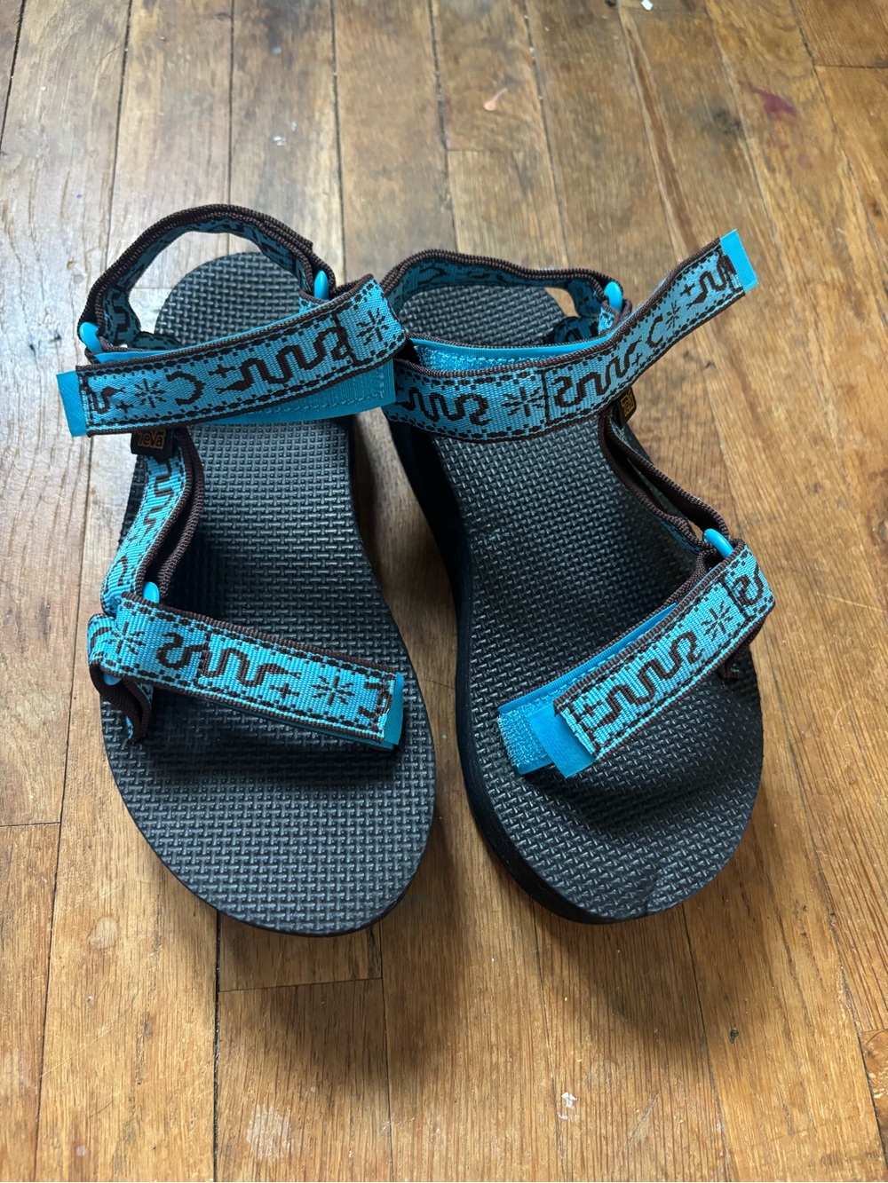 Blue Platform Snake Teva